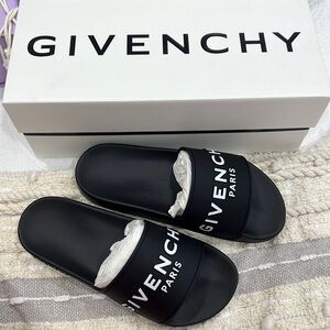 NWB 100% authentic Givenchy black slides